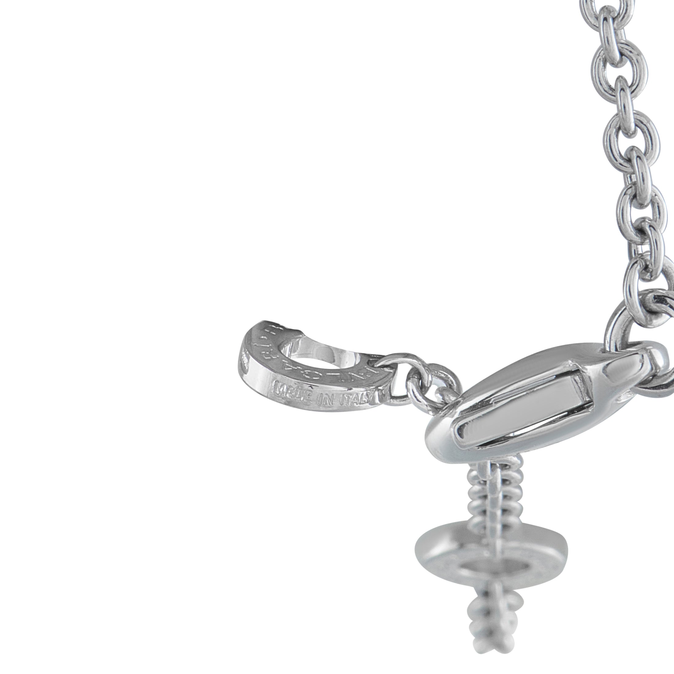 Bvlgari Parentesi 18K White Gold 1.25ct Diamond Pendant