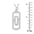 Bvlgari Parentesi 18K White Gold 1.25ct Diamond Pendant