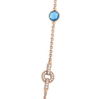 BvlgariParentesi 18K Rose Gold Diamond and Multi  Gemstone  Long Necklace