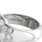Bvlgari Serpenti Seduttori 18K White Gold Diamond Emerald Ring