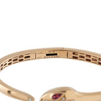 Bvlgari Serpenti Seduttori 18K Rose Gold Diamond and Ruby Bracelet