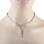 BVLGARI Serpenti 18K White Gold 14.03ct Diamond Necklace