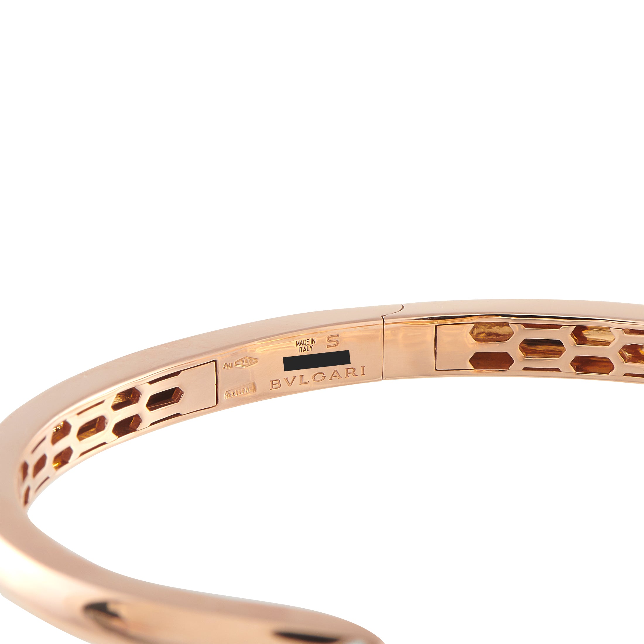 Bvlgari Serpenti Seduttori 18K Rose Gold Diamond Bracelet