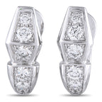 BvlgariSerpenti 18K White Gold 1.52ct Diamond Earrings – These Bvlgari Serpenti earrings will add a touch of luxury to any oc