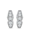 Bvlgari Serpenti 18K White Gold 1.52ct Diamond Earrings