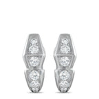 Bvlgari Serpenti 18K White Gold 1.52ct Diamond Earrings