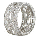 Carl Blackburn 18K White Gold 1.33ct Diamond Ring