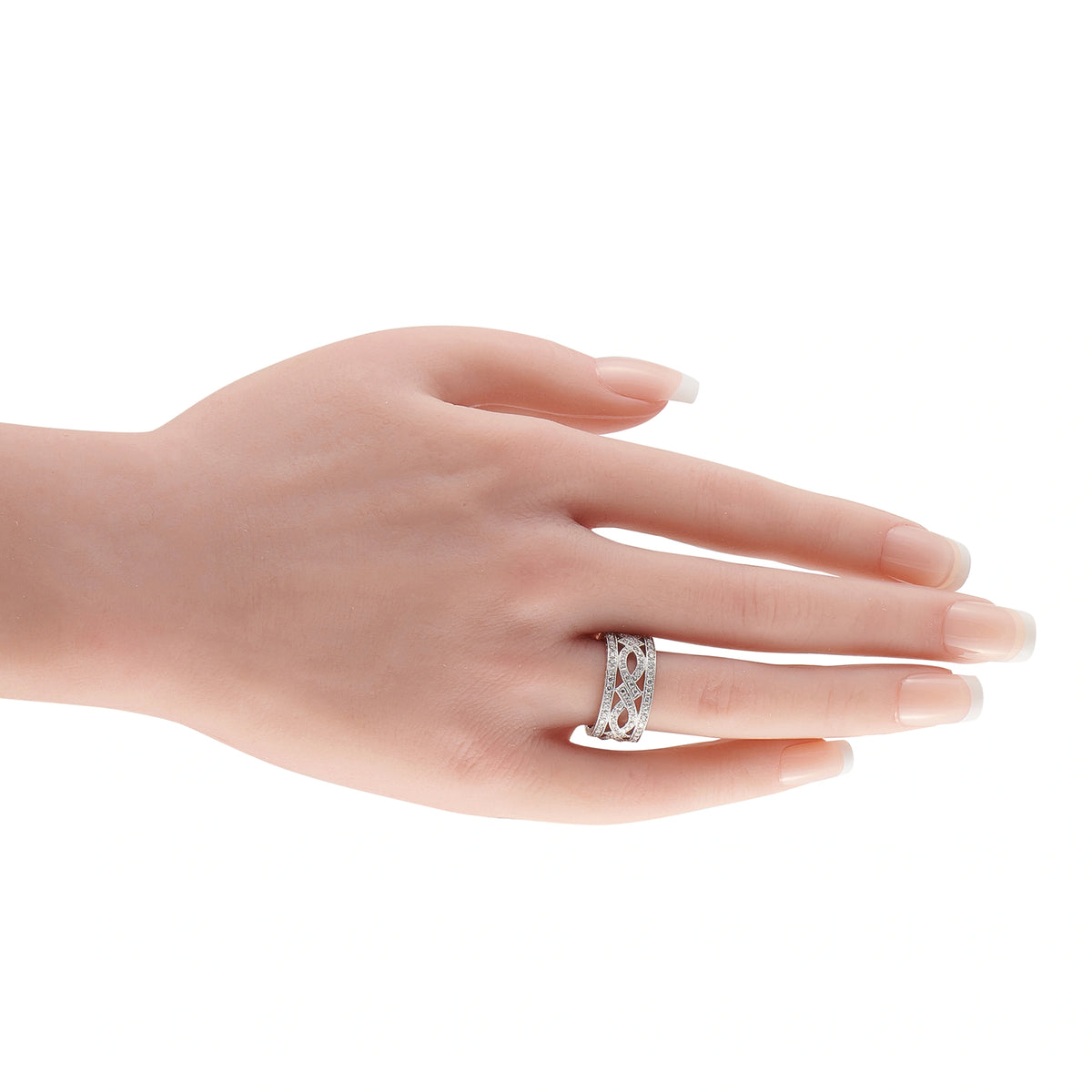 Carl Blackburn 18K White Gold 1.33ct Diamond Ring