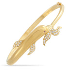 CARRERA Y CARRERA 18K Yellow Gold Diamond Dolphin Bracelet