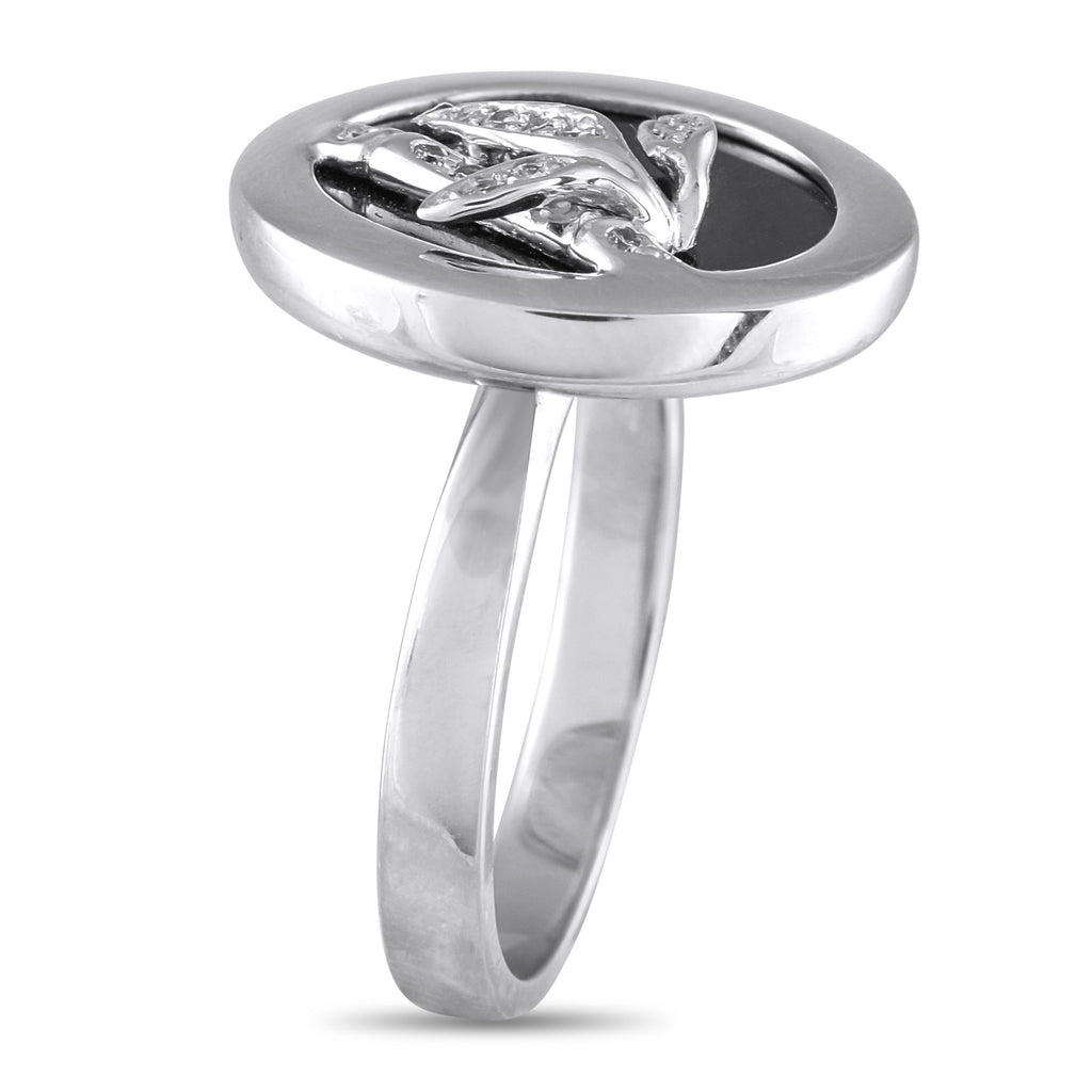 Carrera y CarreraBambu 18K White Gold 0.07ct Diamond Ring