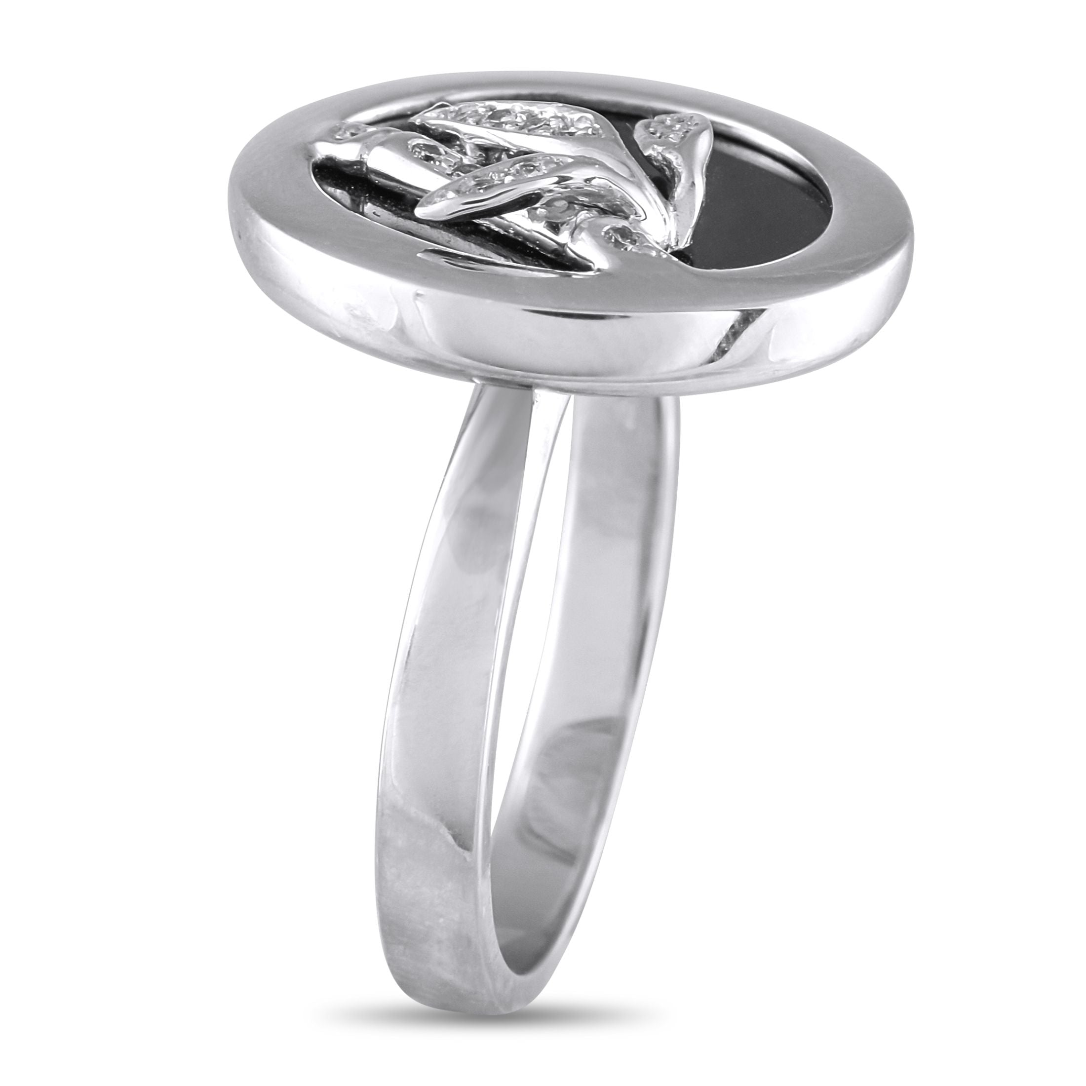 Carrera y CarreraBambu 18K White Gold 0.07ct Diamond Ring