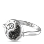 Carrera y Carrera 18K White Gold 0.45ct Diamond Yin Yang Ring
