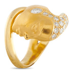 Carrera y Carrera 18K Yellow Gold Diamond Ring