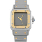 Cartier Santos Carrée Gray Ghost Dial Two-Tone Watch