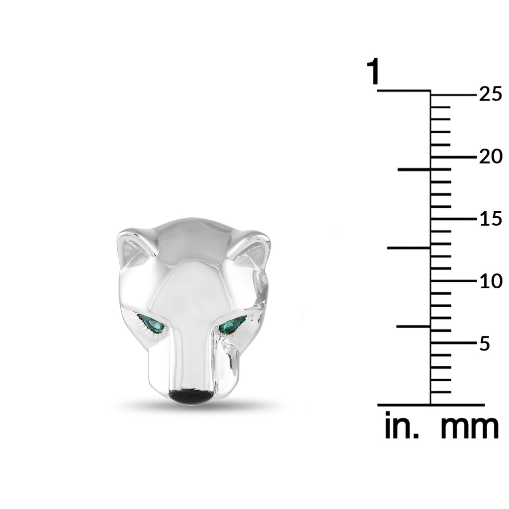 Cartier Panthere 18K White Gold Cufflinks