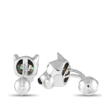 Cartier Panthere 18K White Gold Cufflinks