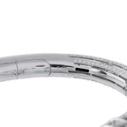 Cartier Geometry & Contrast 18K White Gold 12.73 ct Diamond, Turquoise, and Emerald Bracelet