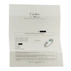 Cartier Geometry & Contrast 18K White Gold 12.73 ct Diamond, Turquoise, and Emerald Bracelet