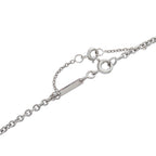 White gold chain with lobster clasp for eagle-head pendant