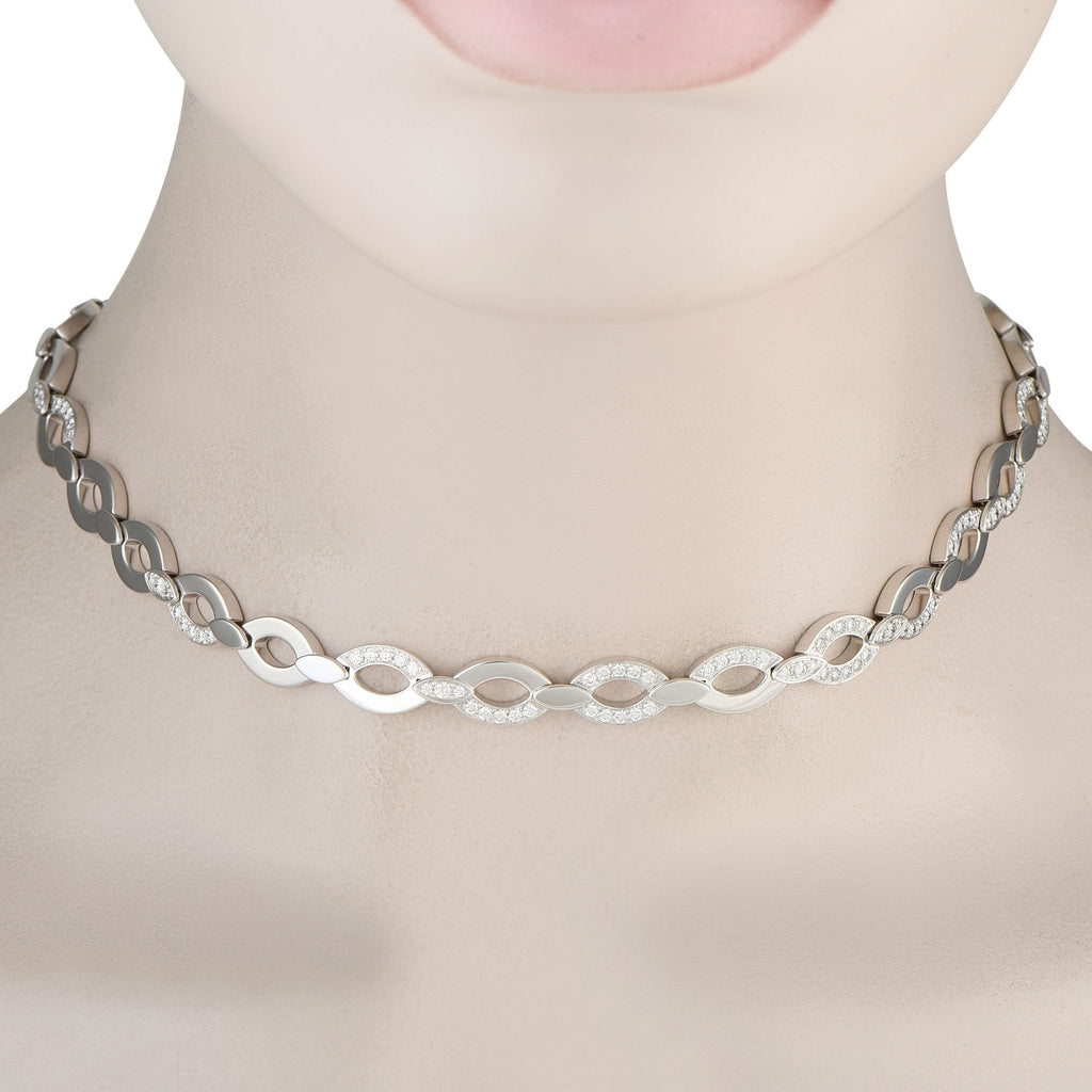 CartierDiadea 18K White Gold 2.0ct Diamond Necklace