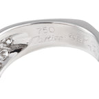 CartierJuliette 18K White Gold 3.0ct Diamond and Cultured Pearl Ring