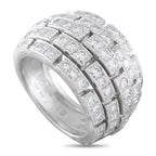 CARTIER Maillon Panthere 18K White Gold 1.50ct Diamond Ring