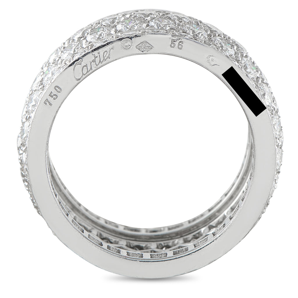 Cartier Nigeria 18K White Gold 5.50ct Diamond Ring