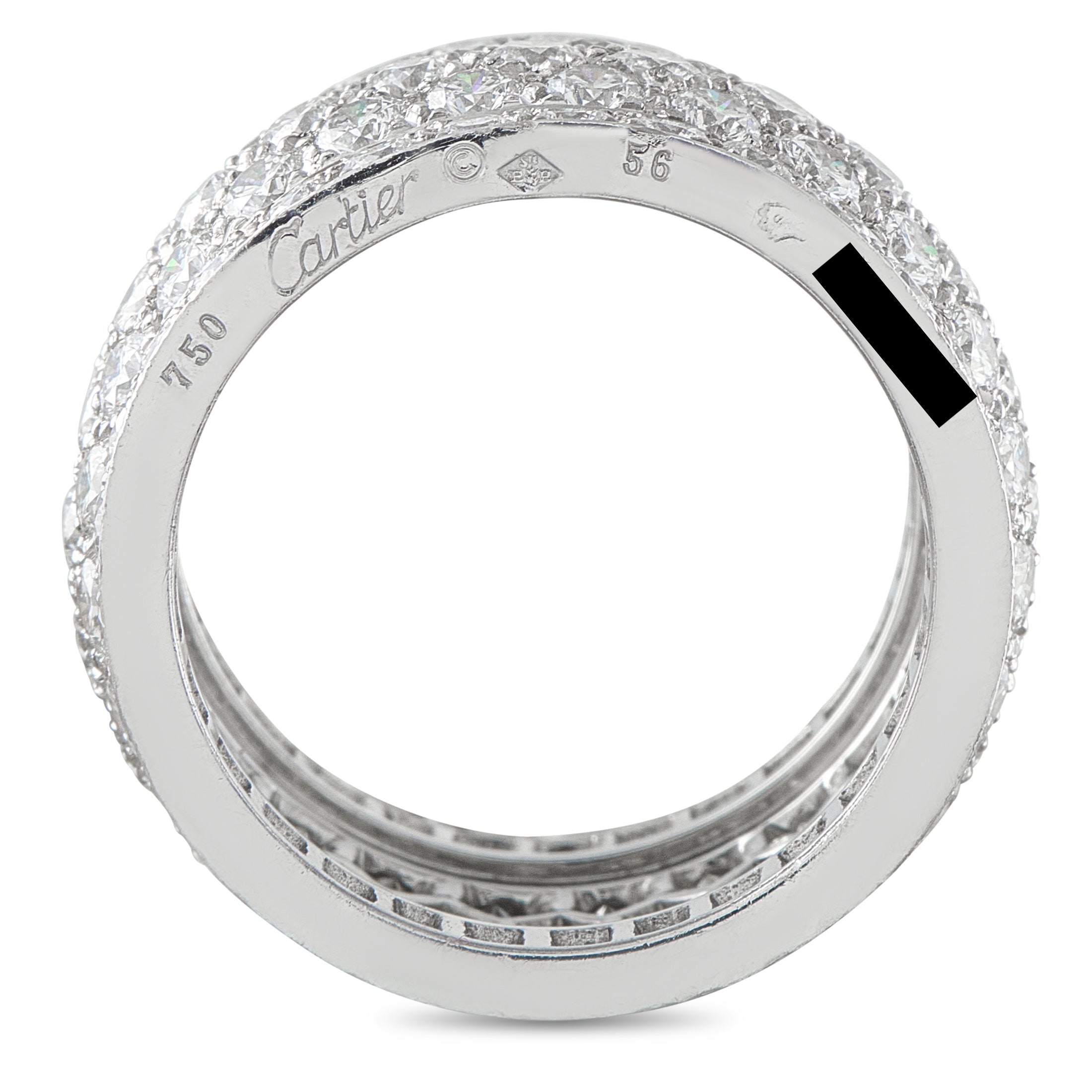 Cartier Nigeria 18K White Gold 5.50ct Diamond Ring