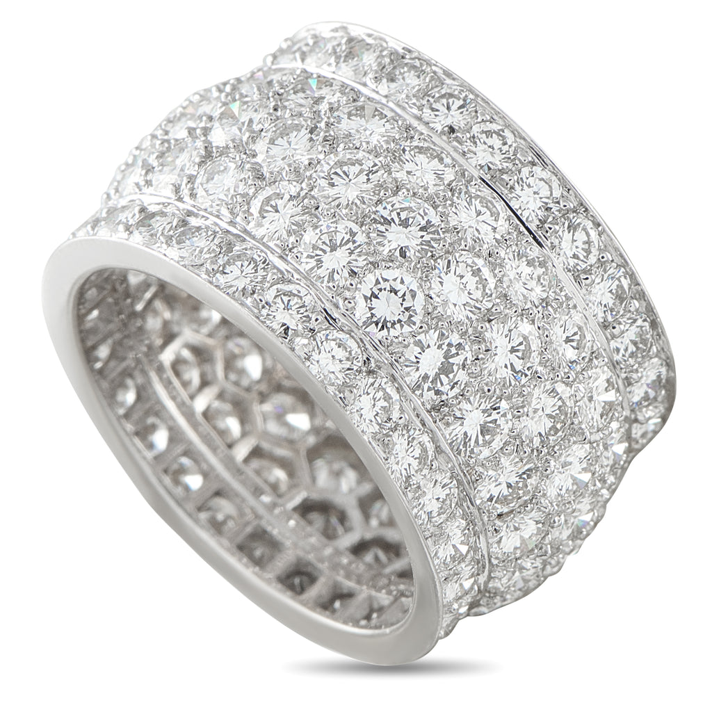 CARTIER Nigeria 18K White Gold 5.50ct Diamond Ring
