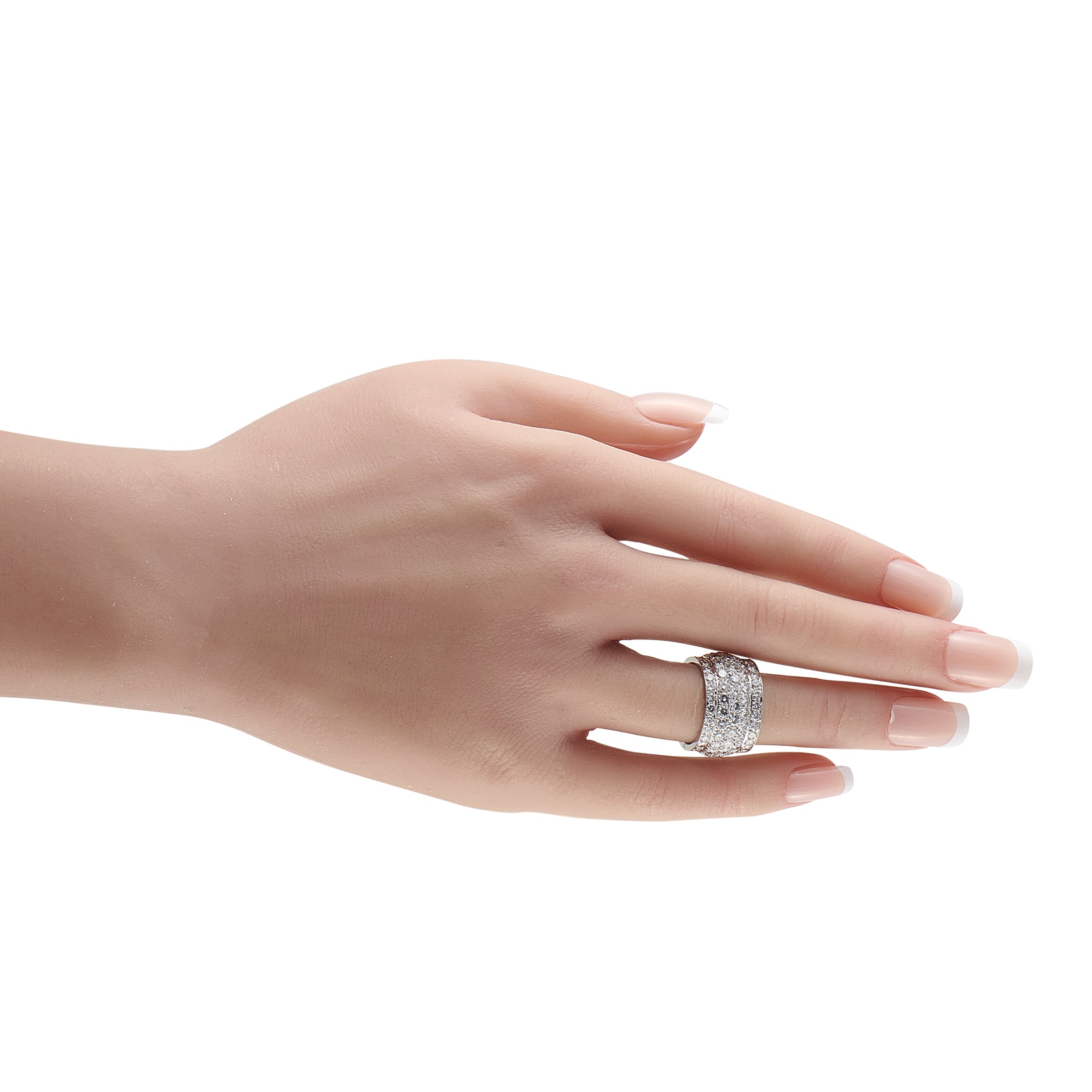 Cartier Nigeria 18K White Gold 5.50ct Diamond Ring