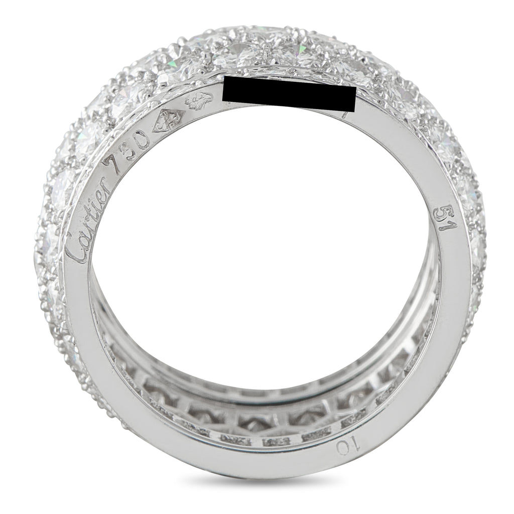 Cartier Nigeria 18K White Gold 5.50ct Diamond Ring