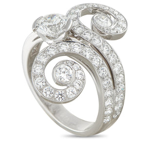 Cartier 18K White Gold 2.78ct Diamond Ring
