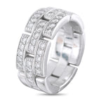 Cartier Maillon Panthère 18K White Gold Diamond Ring
