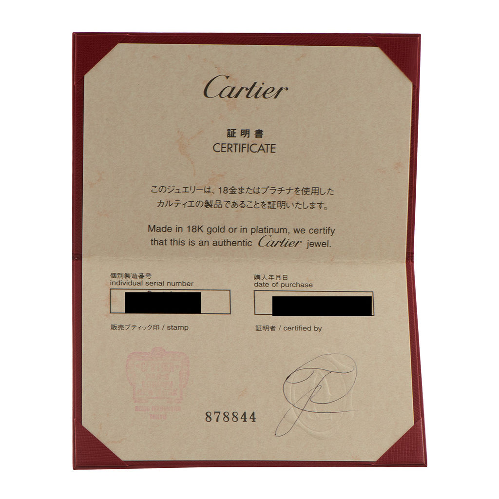 CartierPanthere Griffe 18K Yellow Gold Diamond Earrings