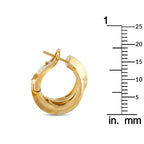 CartierPanthere Griffe 18K Yellow Gold Diamond Earrings