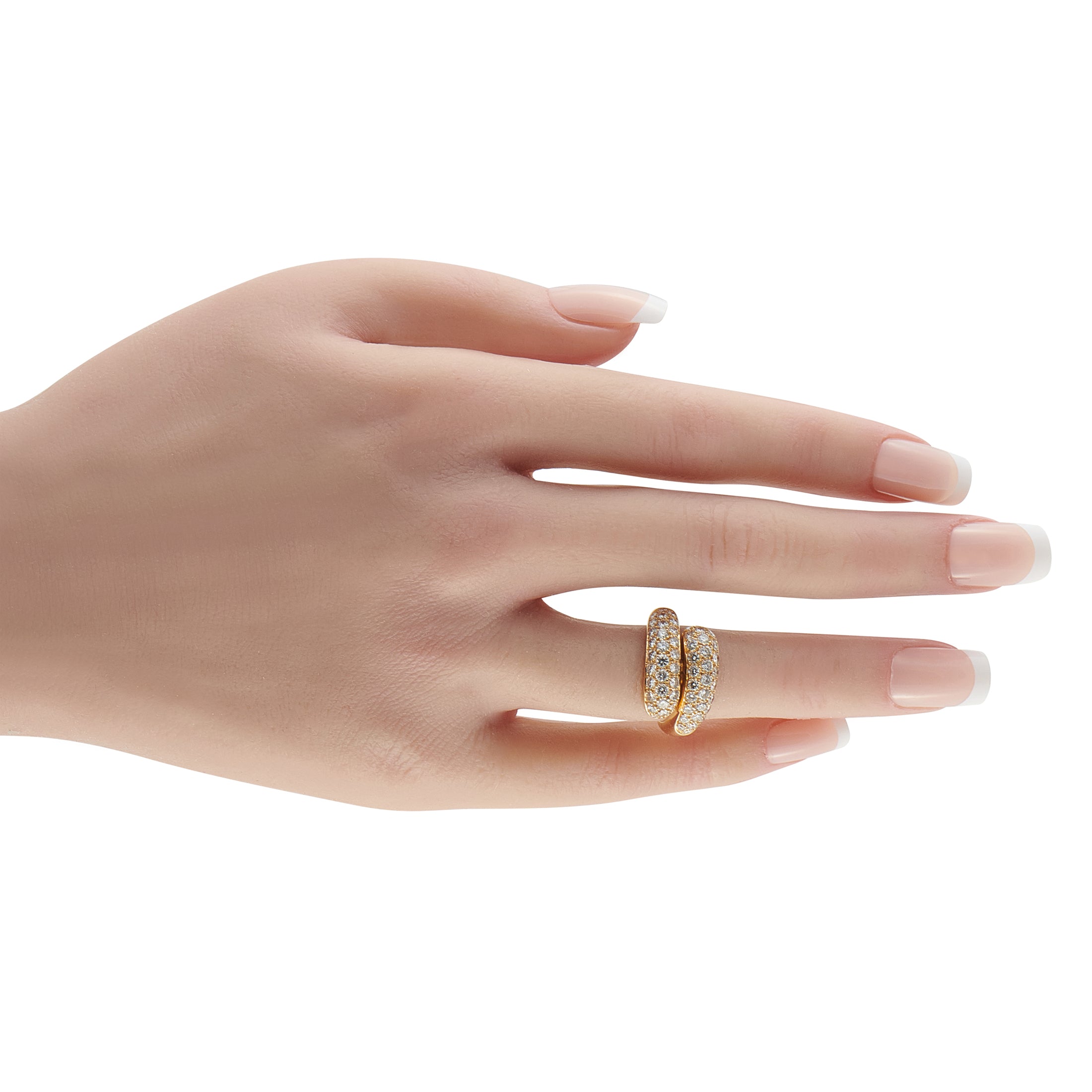 Cartier Vintage 18K Yellow Gold 2.41ct Diamond Ring