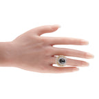 Cartier 18K Yellow Gold 2.70ct Diamond Rock Crystal and Onyx Earrings