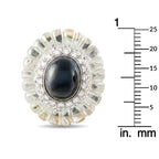 Cartier 18K Yellow Gold 2.70ct Diamond Rock Crystal and Onyx Earrings