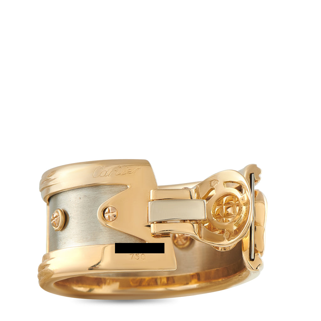 Cartier 18K Yellow Gold Elephant Earrings