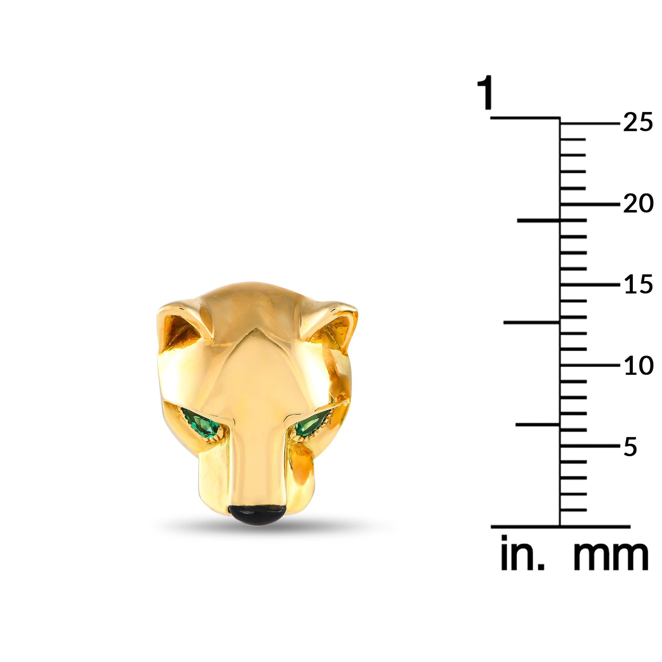 Cartier Panthere 18K Yellow Gold Cufflinks and Tuxedo Button Set