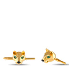 Cartier Panthere 18K Yellow Gold Cufflinks and Tuxedo Button Set