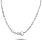 CartierAgrafe 18K White Gold Diamond Necklace – Refined and deliberate, this Cartier Agrafe necklace balances structure and b