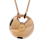 Cartier Amulette de 18K Rose Gold Diamond and Mother of Pearl Pendant