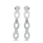 Cartier Diadea 18K White Gold Diamond Earrings