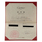 Cartier Double C 18K Rose, Yellow, and White Gold Diamond Ring
