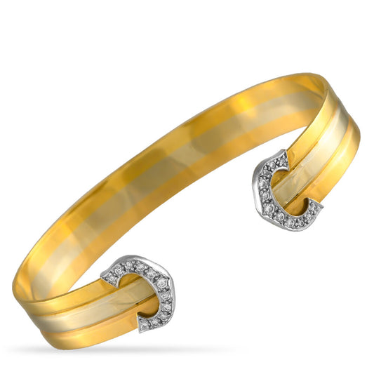 Cartier Vintage Double C Bangle Bracelet