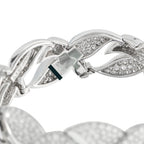 Cartier Dove of Peace 18K White Gold 15.0ct Diamond Bracelet