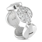 CartierHimalia 18K White Gold Diamond Ring – In luminous 18K white gold, the Cartier Himalia ring features a sculptural desig