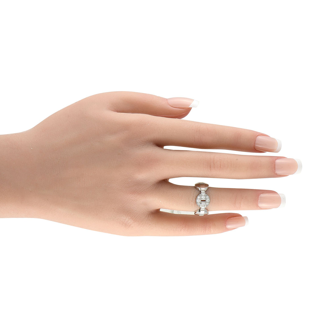 CartierHimalia 18K White Gold Diamond Ring