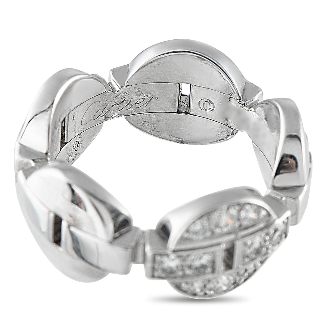 CartierHimalia 18K White Gold Diamond Ring